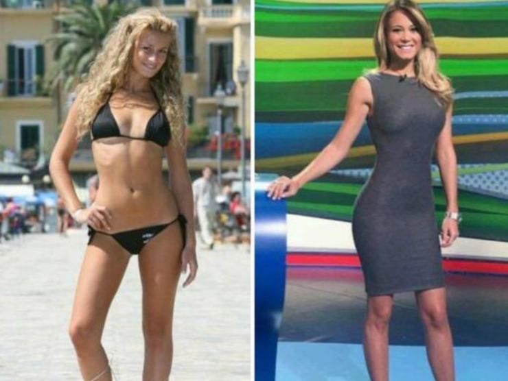 Diletta Leotta prima e dopo (Pinterest)