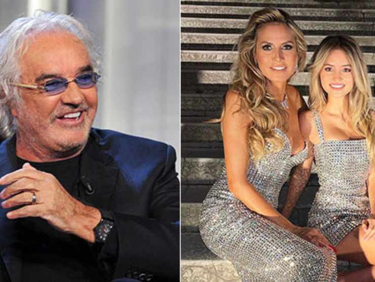 Flavio Briatore, Heidi Klum e la figlia Leni (fonte web) 20.04.2022 esclusiva.it