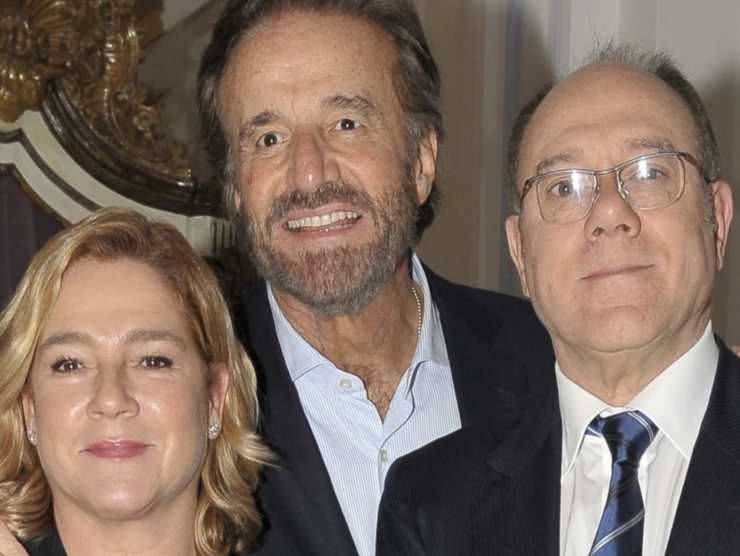 Christian De Sica con Silvia e Carlo Verdone (web source) 27.5.2022 esclusiva