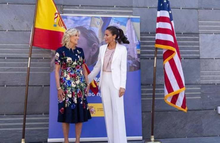 jill biden letizia di spagna