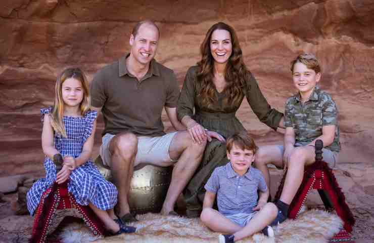 Famiglia reale inglese Kate e William quarto figlio