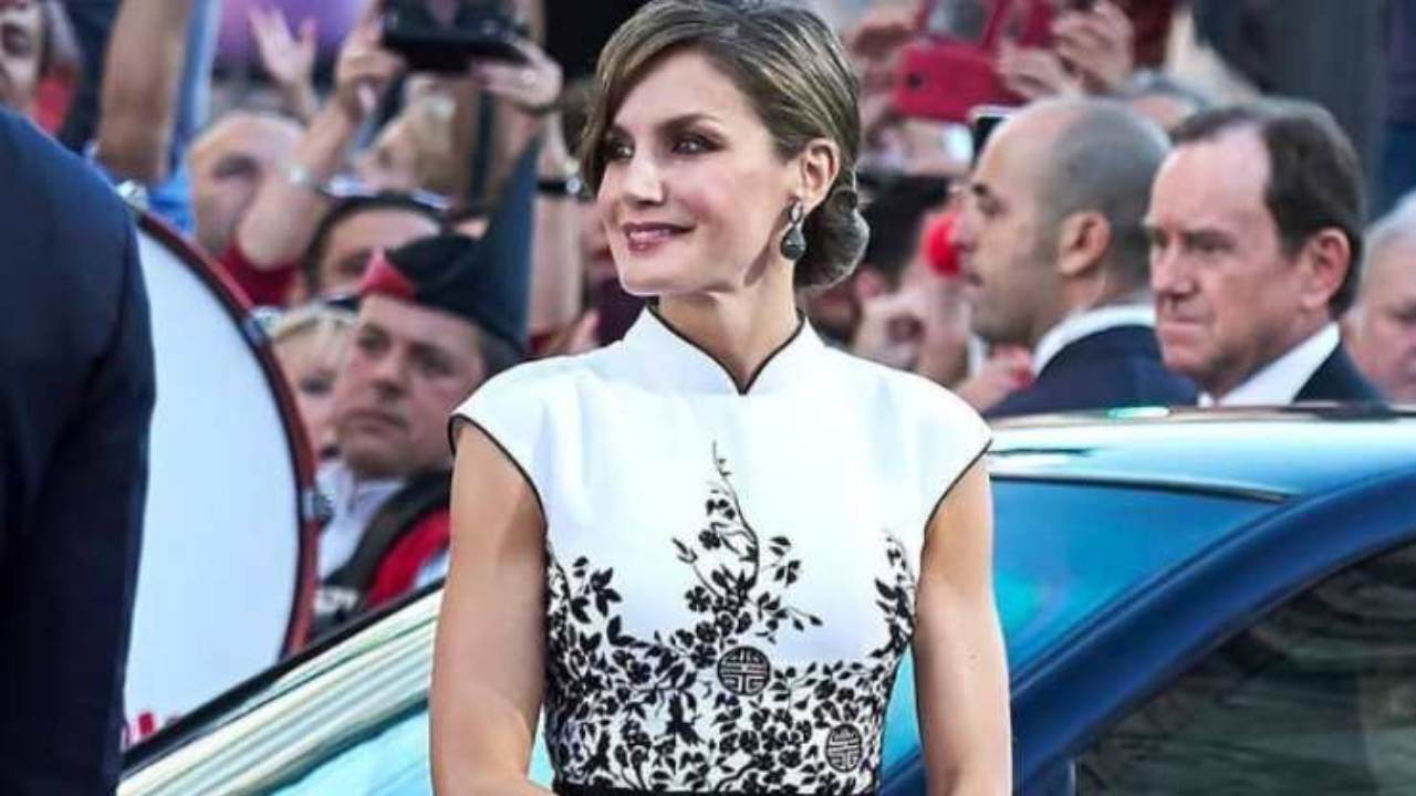 letizia di spagna elegante 